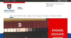 Desktop Screenshot of davis.mps-al.org